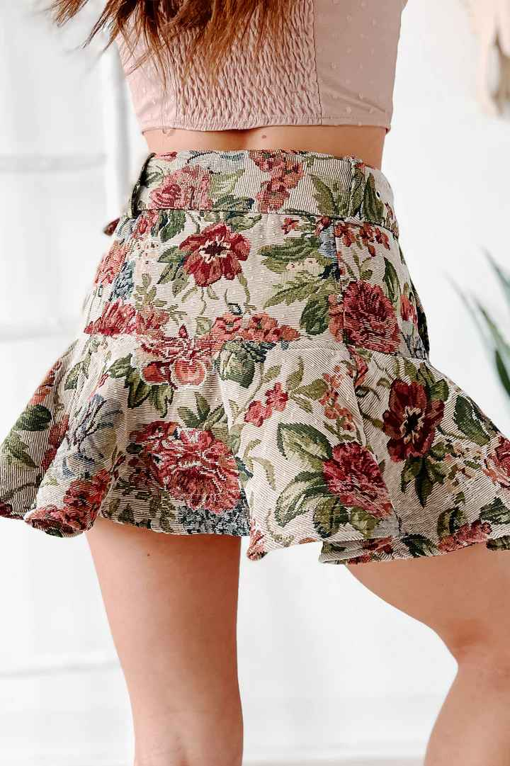 Summer Women Clothing Retro All Match High Waist Woolen Short Skirt Women Half Length