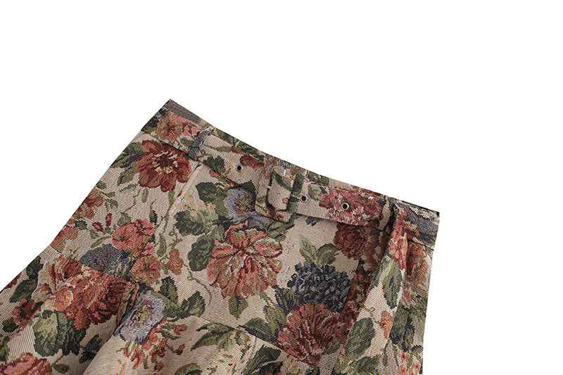 Summer Women Clothing Retro All Match High Waist Woolen Short Skirt Women Half Length