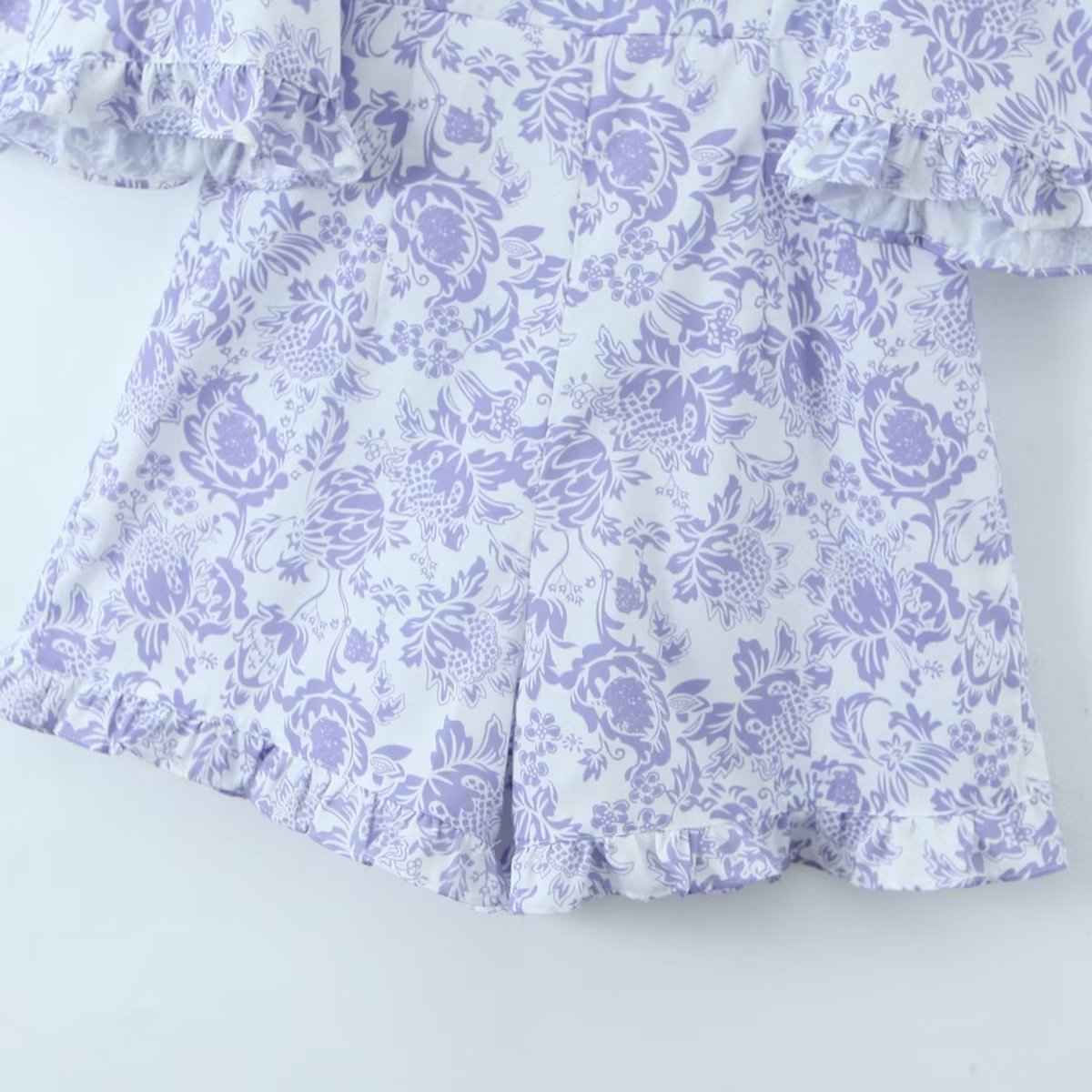 Early Spring V neck Lace up Waist Controlled Slimming Casual Romper
