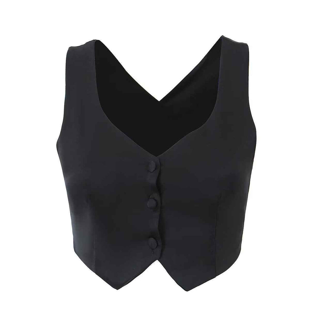 Fall Women Clothing Sexy Sexy Bandeau Camisole High Waist Straight Loose Wide Leg Pants Suit