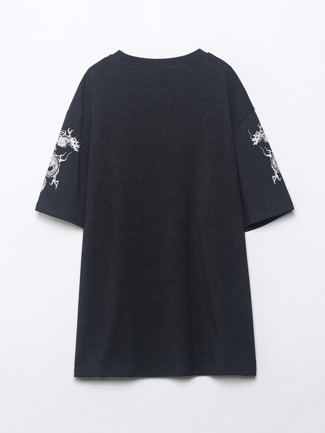 Spring Summer Women Clothing Loose All Match Animal Print Washed Effect Long Sleeve Top - ALZO