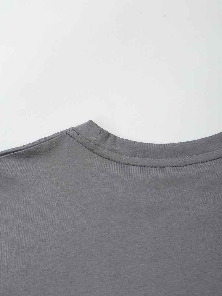 Summer Casual Comfortable round Neck Smiley Face Pattern Printed T shirt