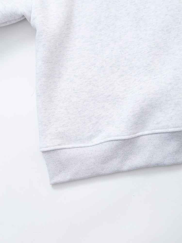 Spring Women Embroidered Flannel round Neck Sweatshirt for Women