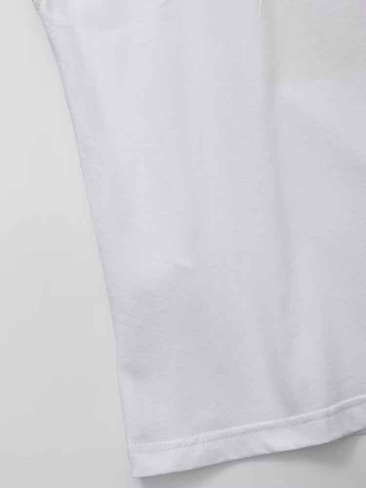 Summer Women Clothing Stylish Simple round Neck Sleeveless Printed T shirt