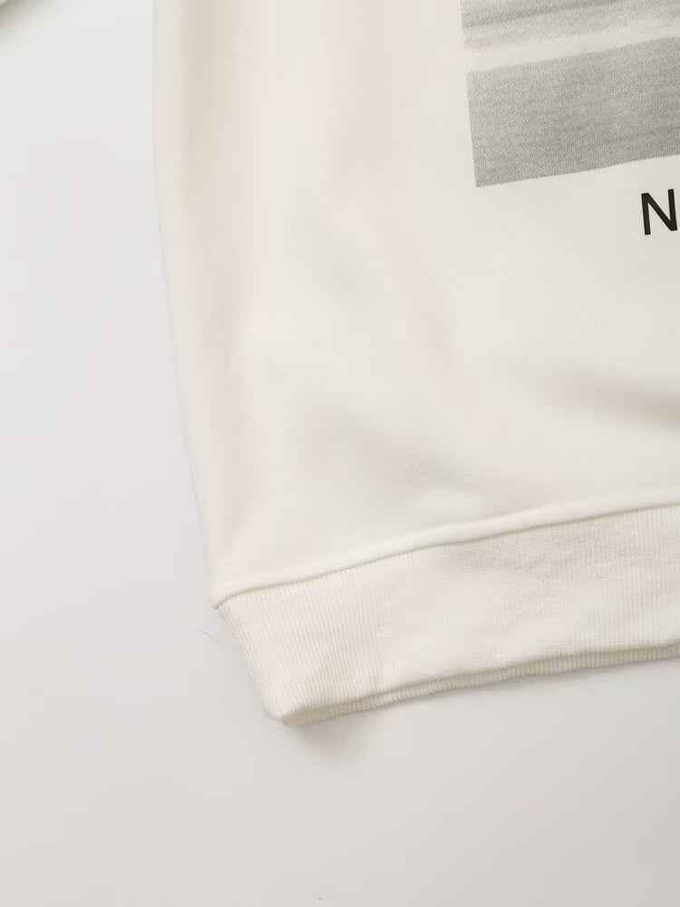 Women Print Sweatshirt Long Sleeve Autumn Winter Simplicity Casual Slimming Top
