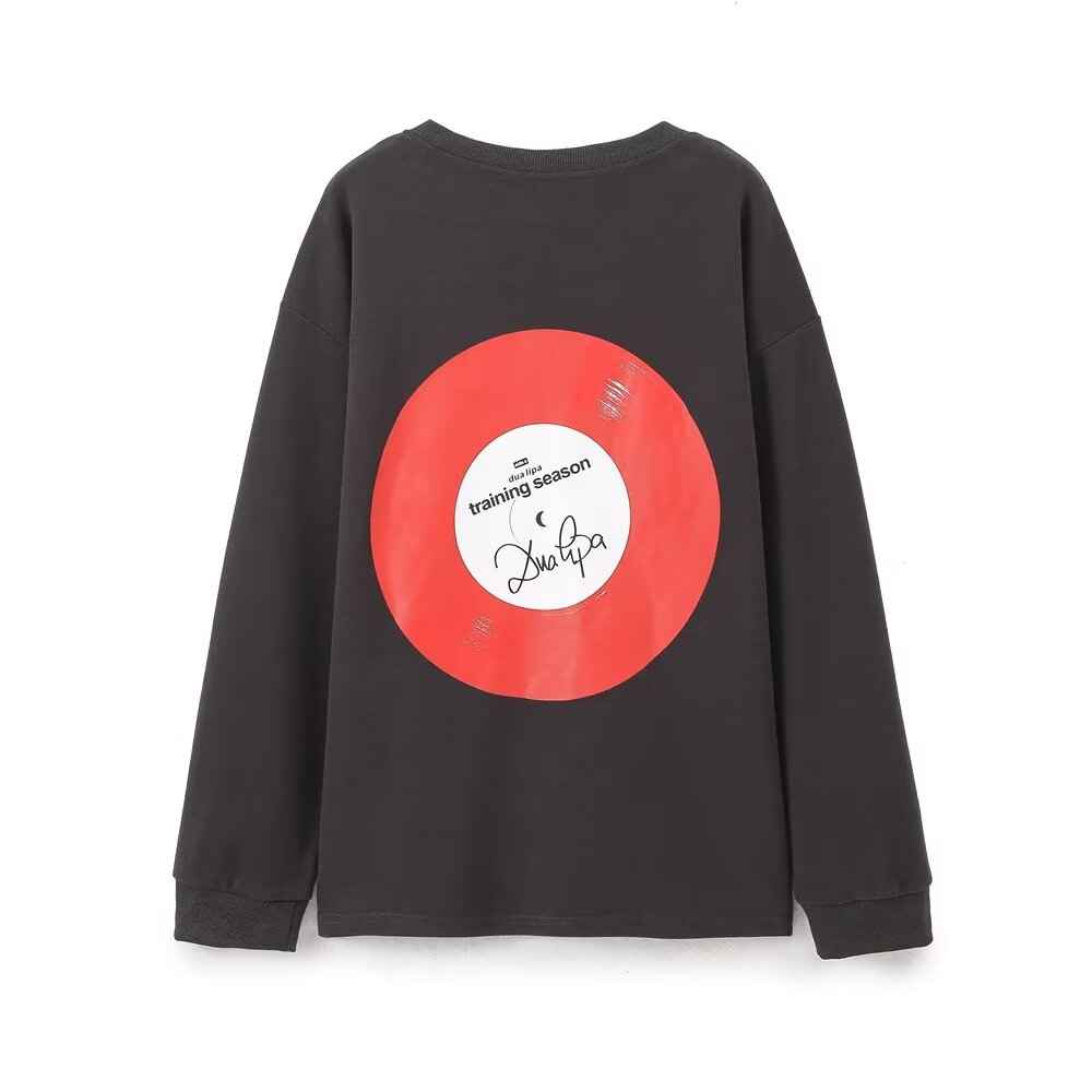 Women Classic Floral Print Long Sleeve Pullover