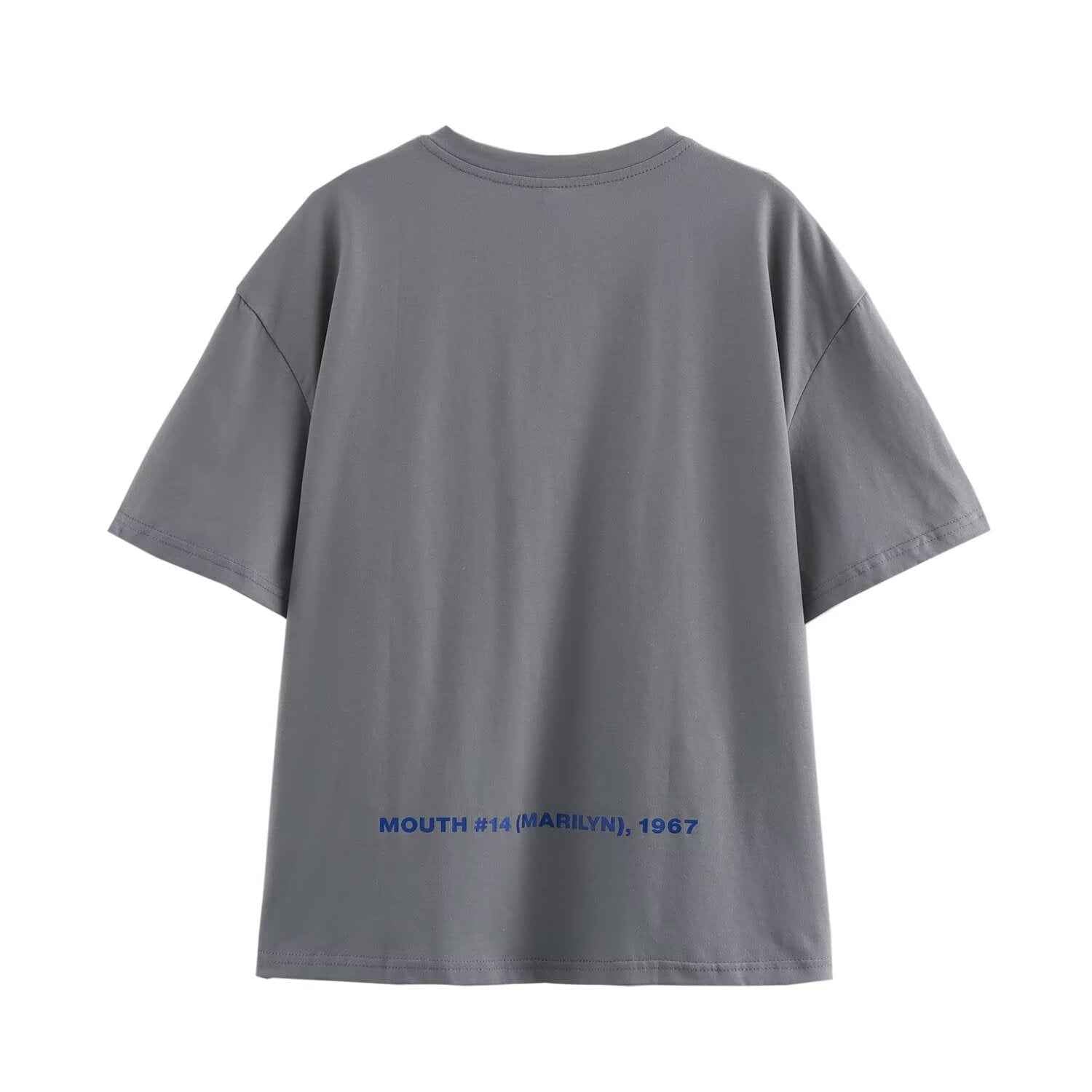 Women Clothing Stylish Simple Printed Short Sleeved T shirt