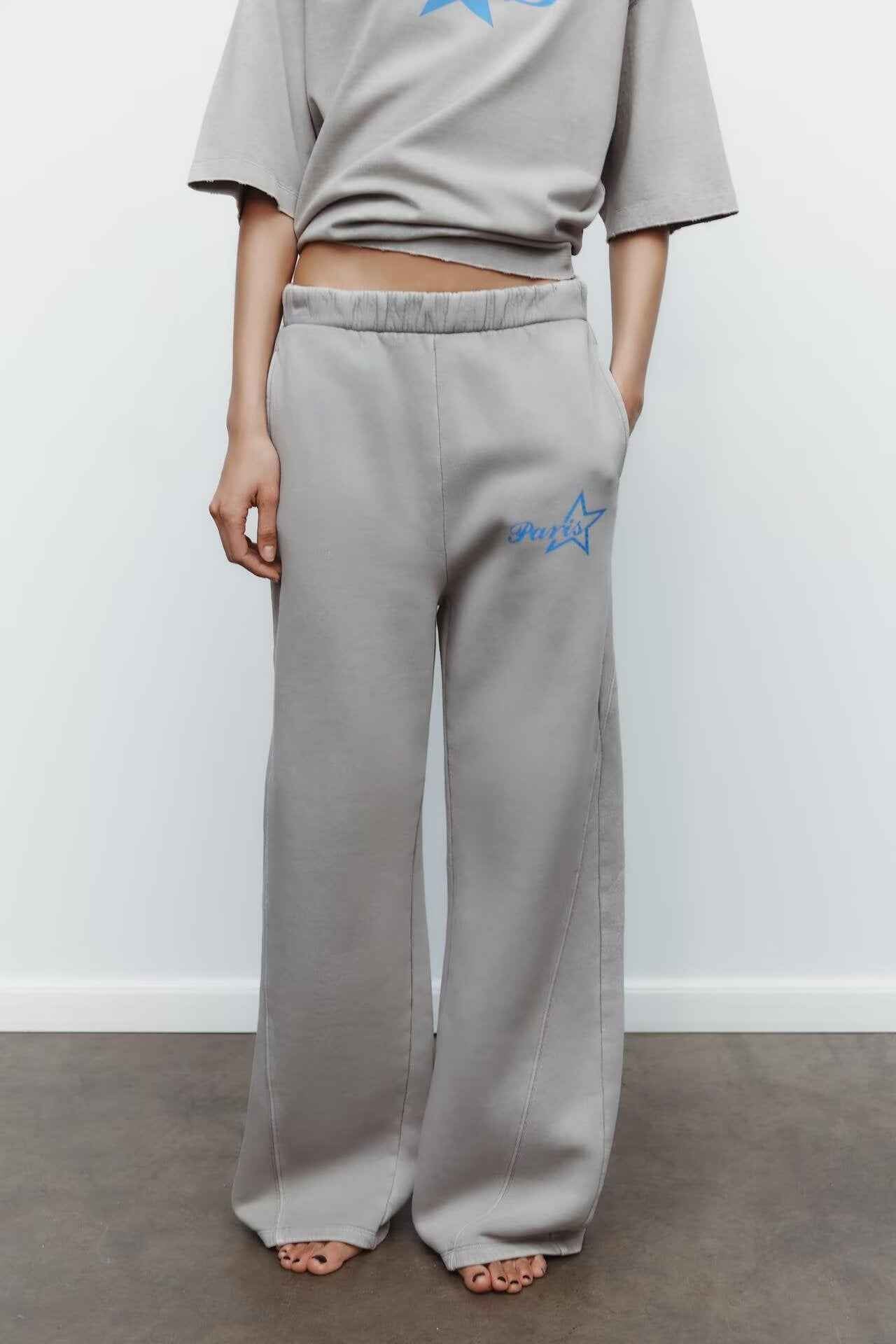 Spring Summer Women Casual Flannel Pants