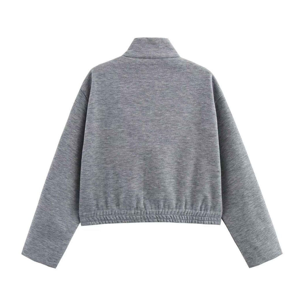 Spring Women Clothing Turtleneck Coat Wide Leg Pants Sets