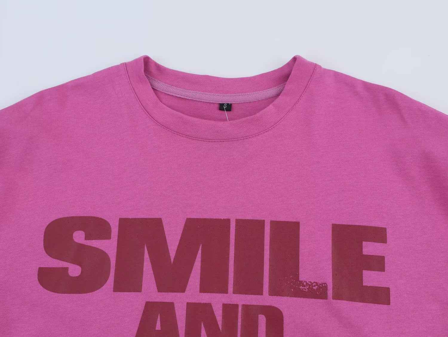 Women Clothing Classic Printed Washed T shirt