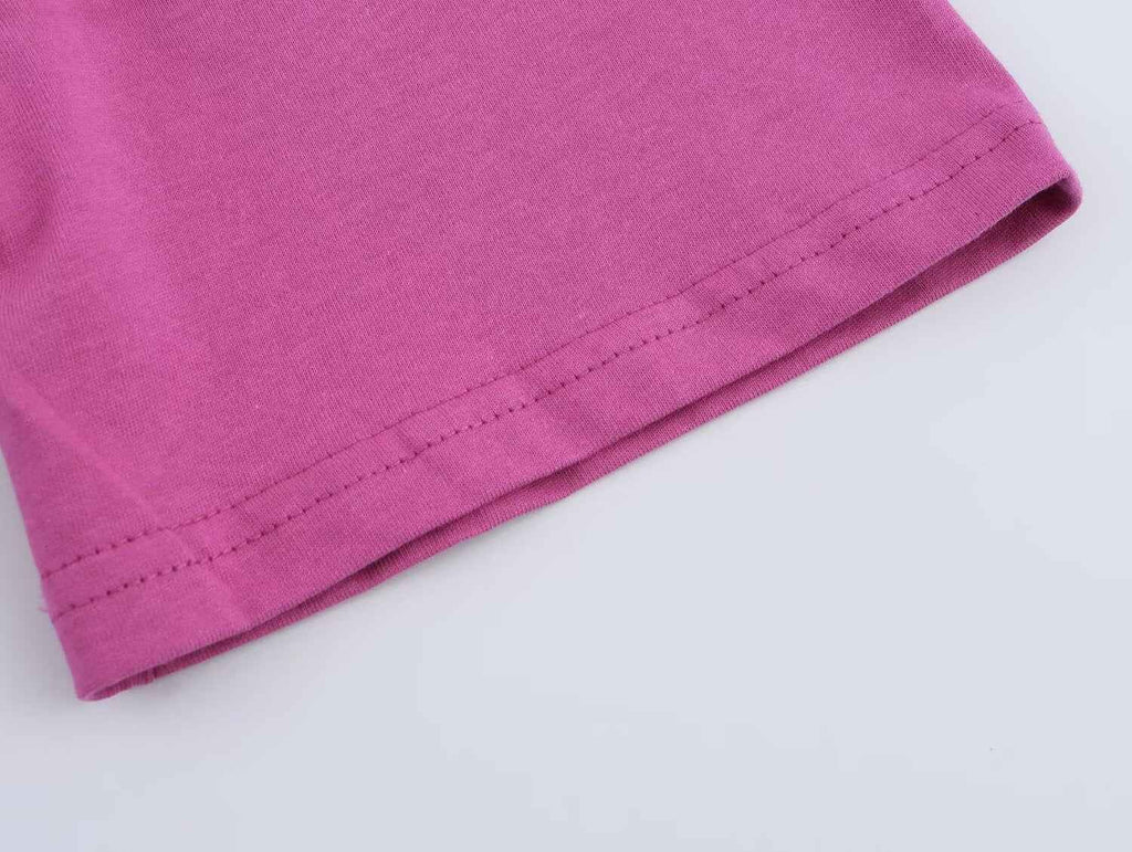 Women Clothing Classic Printed Washed T shirt