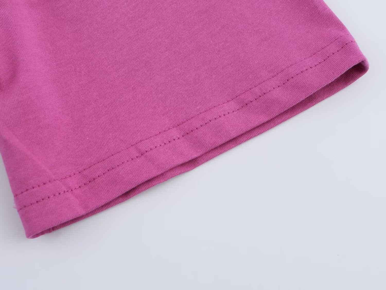 Women Clothing Classic Printed Washed T shirt