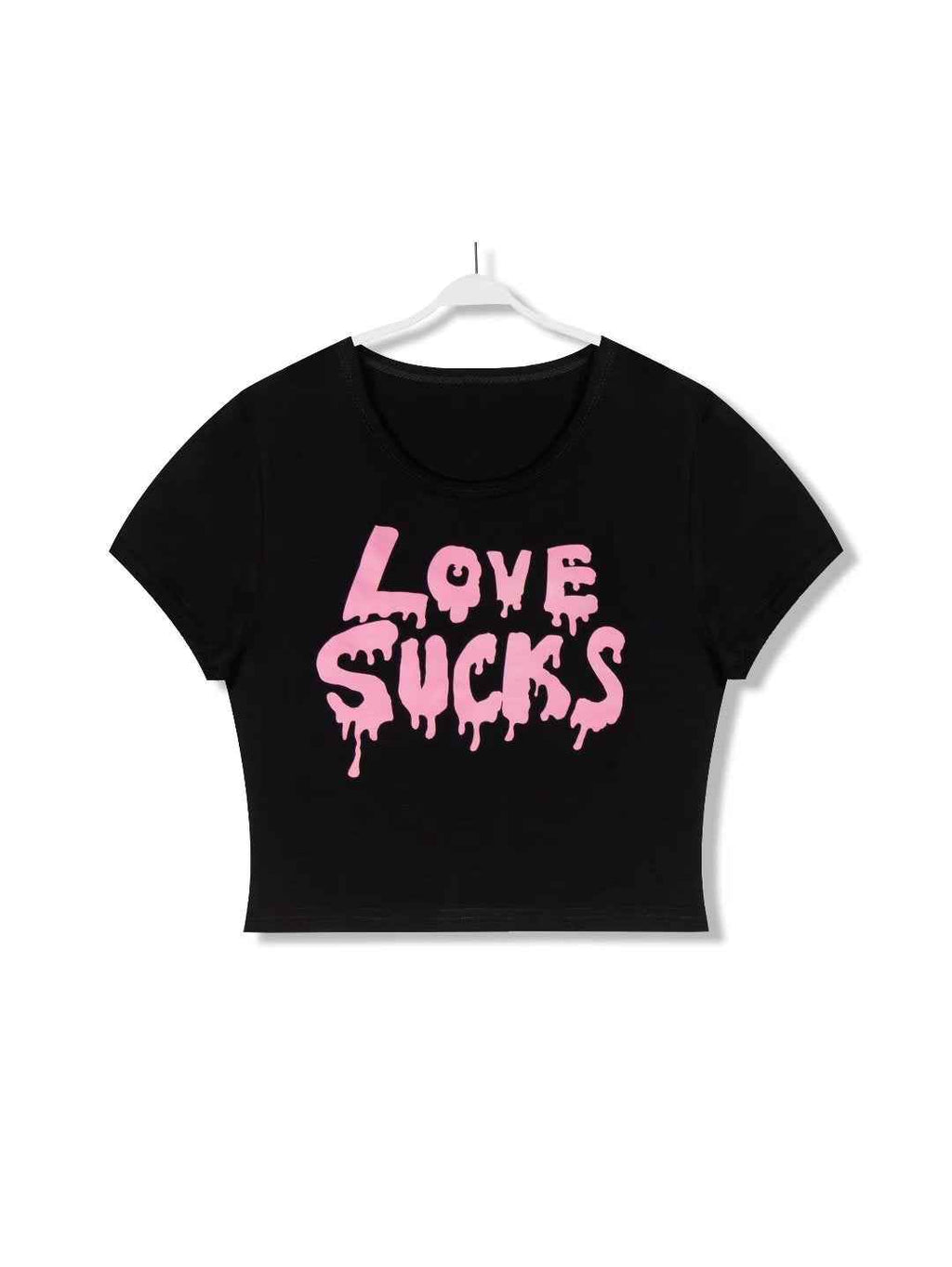 Summer Women round Neck Short Sleeve Letter Graphic T-shirt