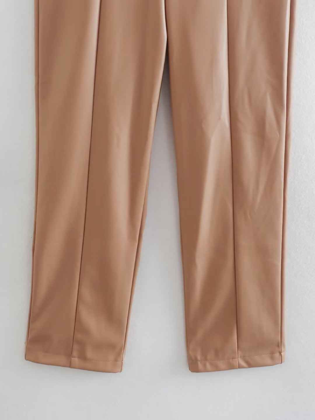 Women Wide Leg Leather Pants Leather Pants Trousers Women Clothin