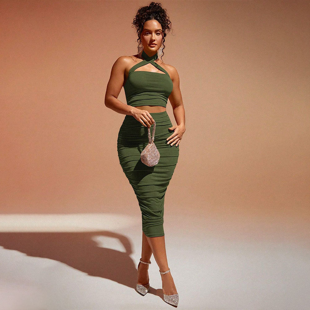 Women Clothing Spring Summer Sexy Two Piece Sets - ALZO