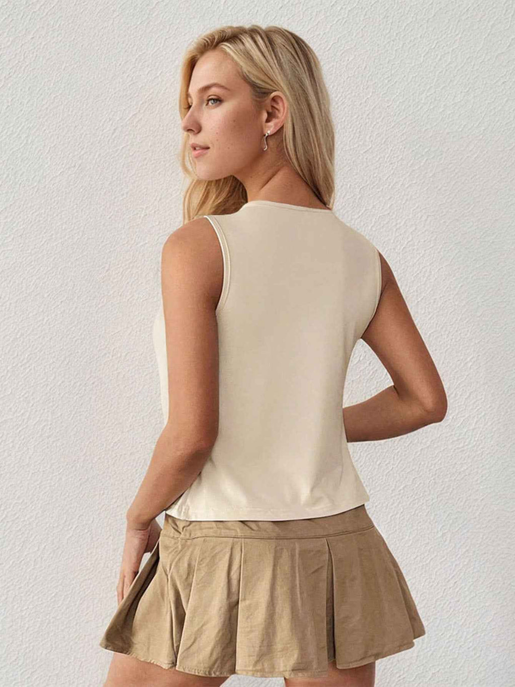 Elegant Intellectual Women Clothing Spring Summer Sexy T shirt Short Cropped Exposed Design Top