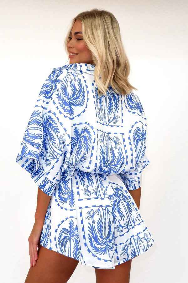 Summer Women Waist Controlled Lace up Geometric Abstract Printed Sexy Jumpsuit Amplified craft
