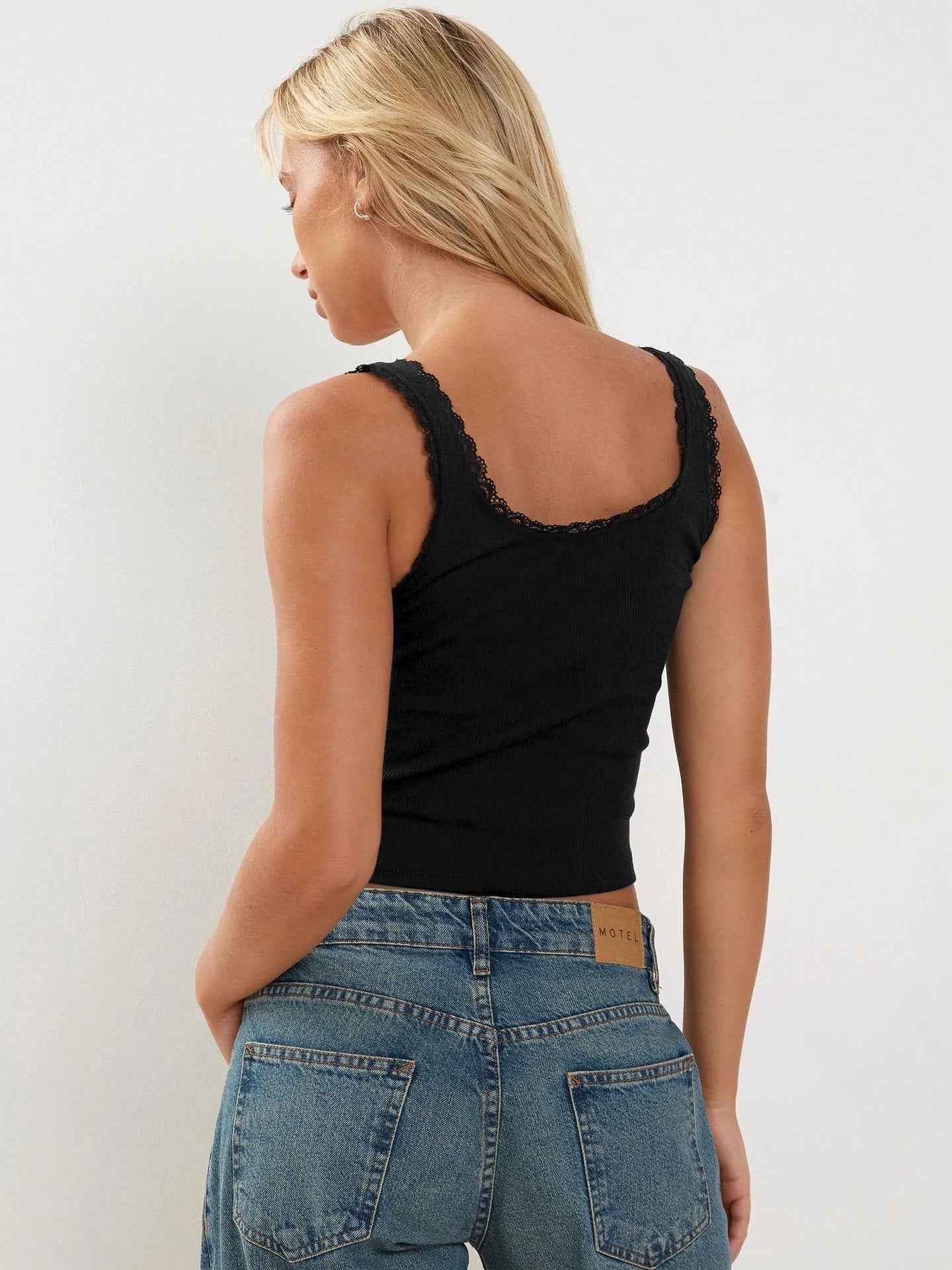 Women Clothing Sexy Bm Camisole Y2g Lace Sexy Top Bottoming Sweater
