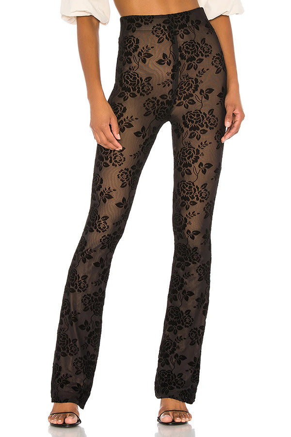 Autumn Winter with Lining Tight High Waist Trousers Casual Party Women Wear Trousers - ALZO