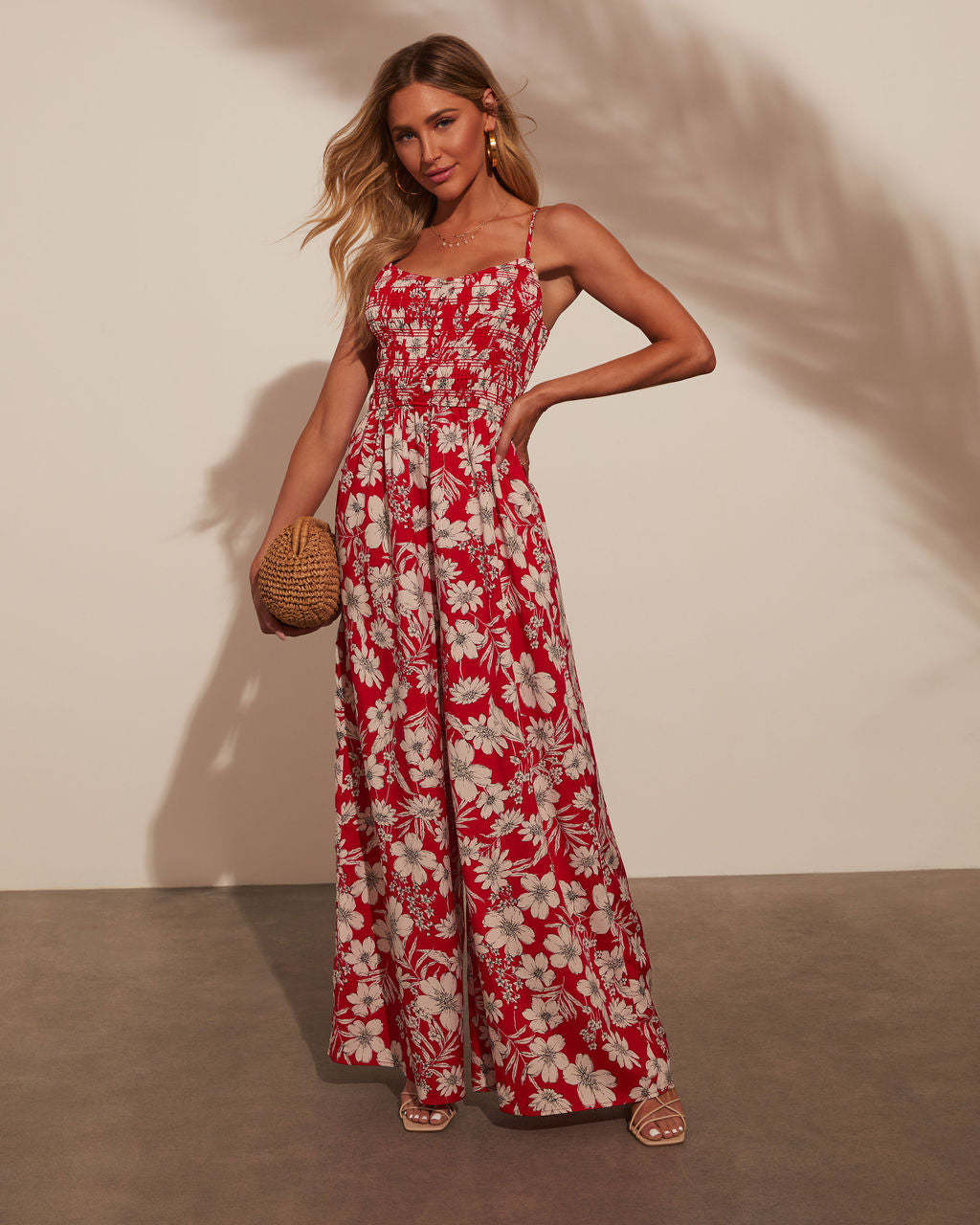 Women Clothing Summer Printing Strap Showing Sexy Jumpsuit Women - ALZO