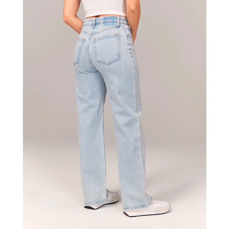 Ladies Jeans Draping Low Waist Slimming Women Jeans Trousers Women - ALZO
