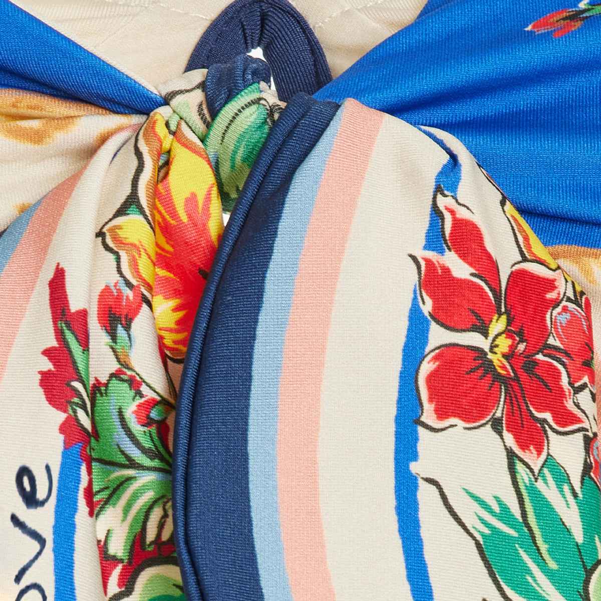 Tube Top Printed Bikini Sexy Split Swimsuit Women Bikini