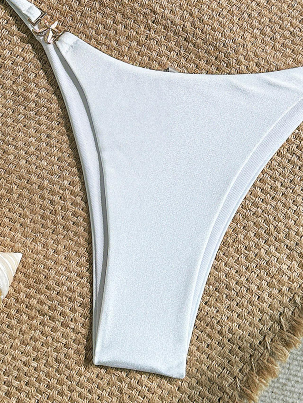 Popular String Shoulder Strap Lace up Sexy Bikini Women Triangle Cup Bikini Seaside Beach Spring - ALZO