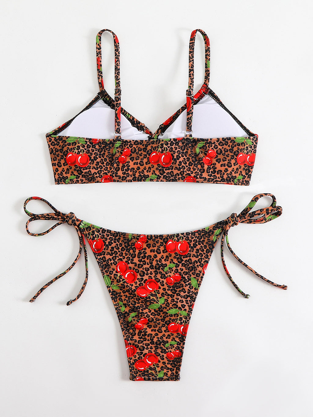 Women Swimsuit Women Sexy Lacing Printed Swimsuit Bikini - ALZO