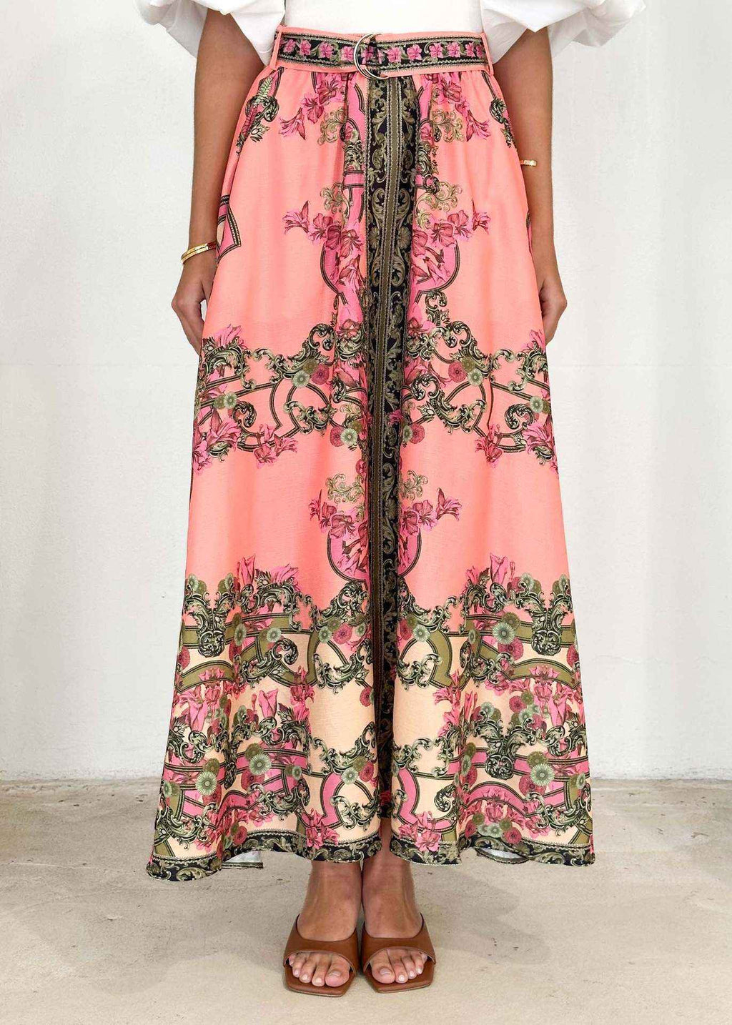 Women Clothing Summer Printing Elegant Loose Floral Tutu Women