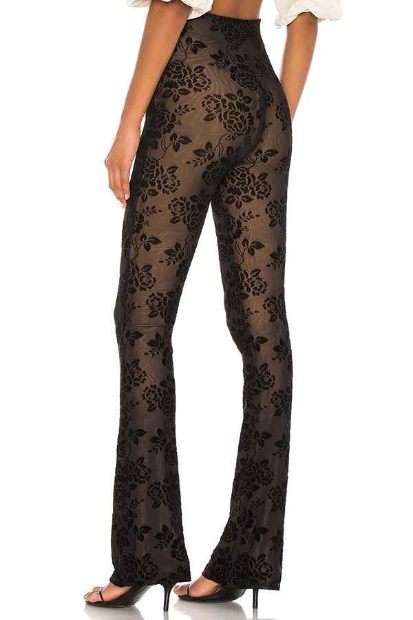 Autumn Winter with Lining Tight High Waist Trousers Casual Party Women Wear Trousers