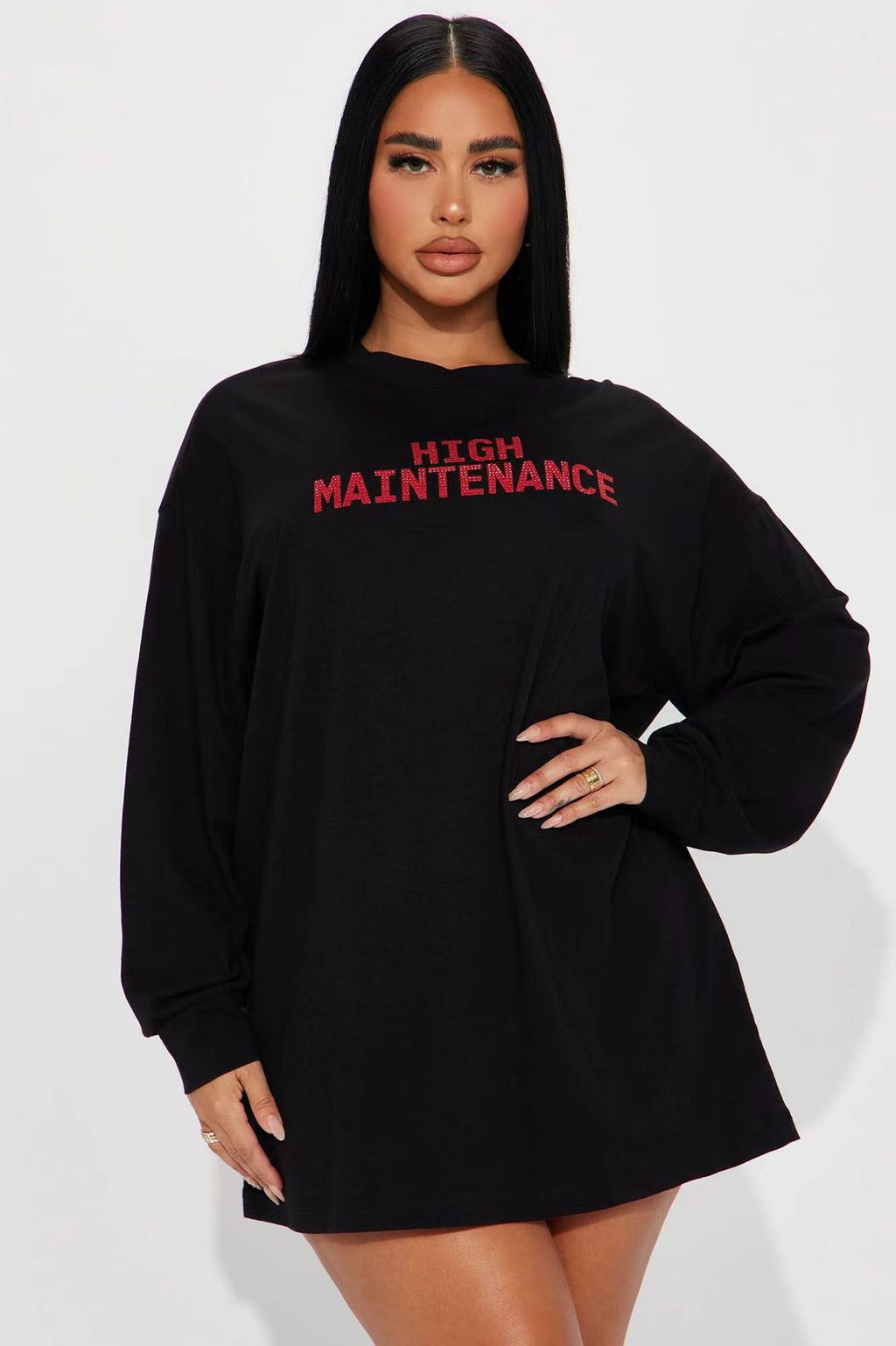 Women Clothing Casual Long Sleeve Printed T shirt Women Clothing - ALZO