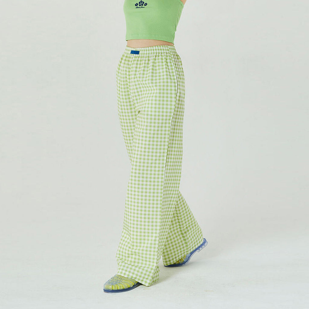 Light green plaid