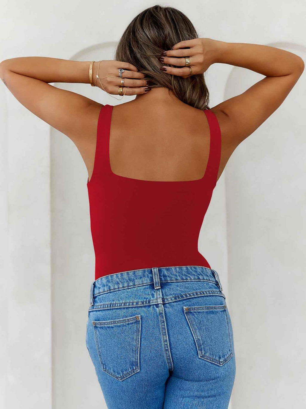 Solid Color Slim Fit Sexy Camisole Sexy Backless Sexy Top for Women