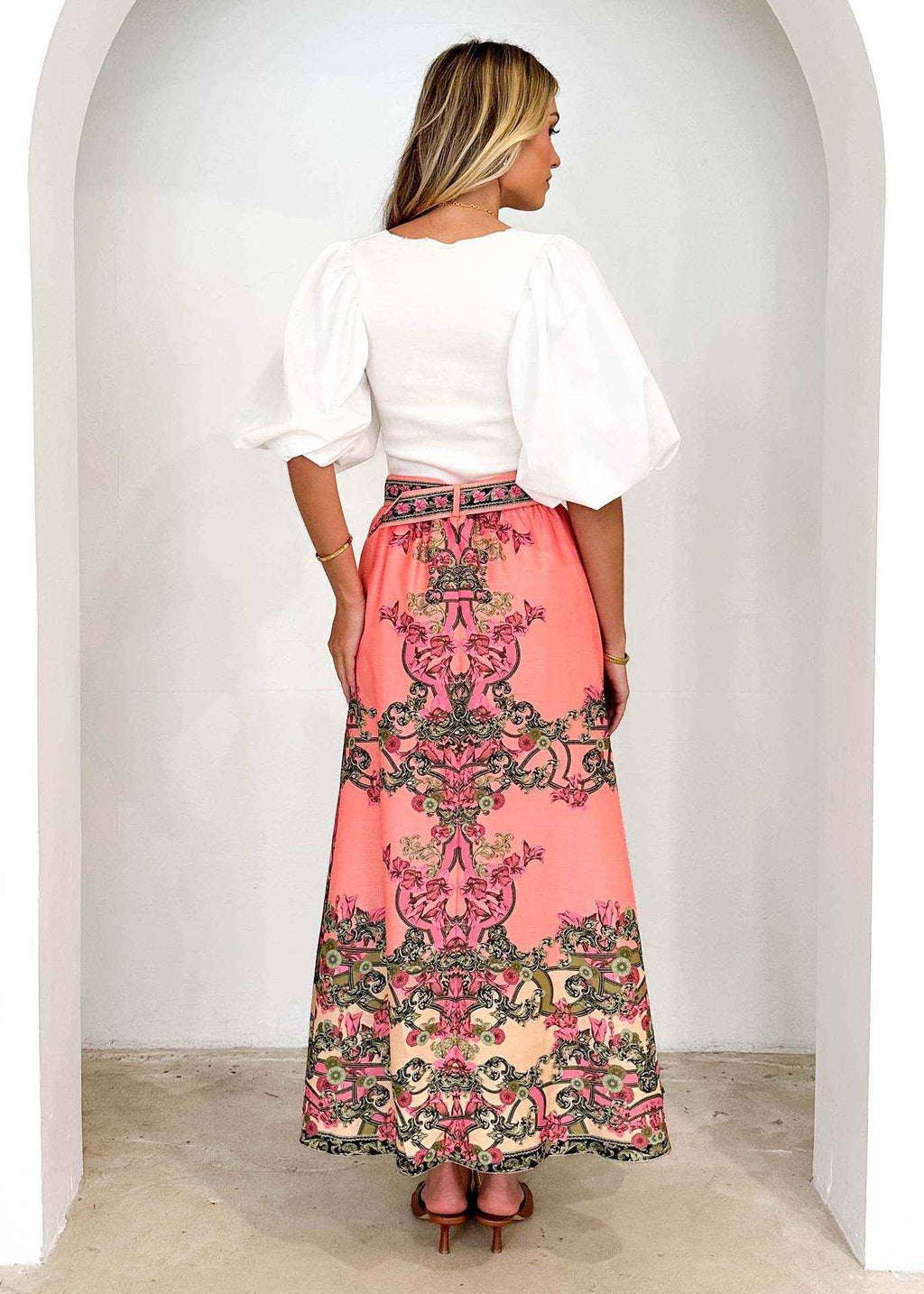Women Clothing Summer Printing Elegant Loose Floral Tutu Women