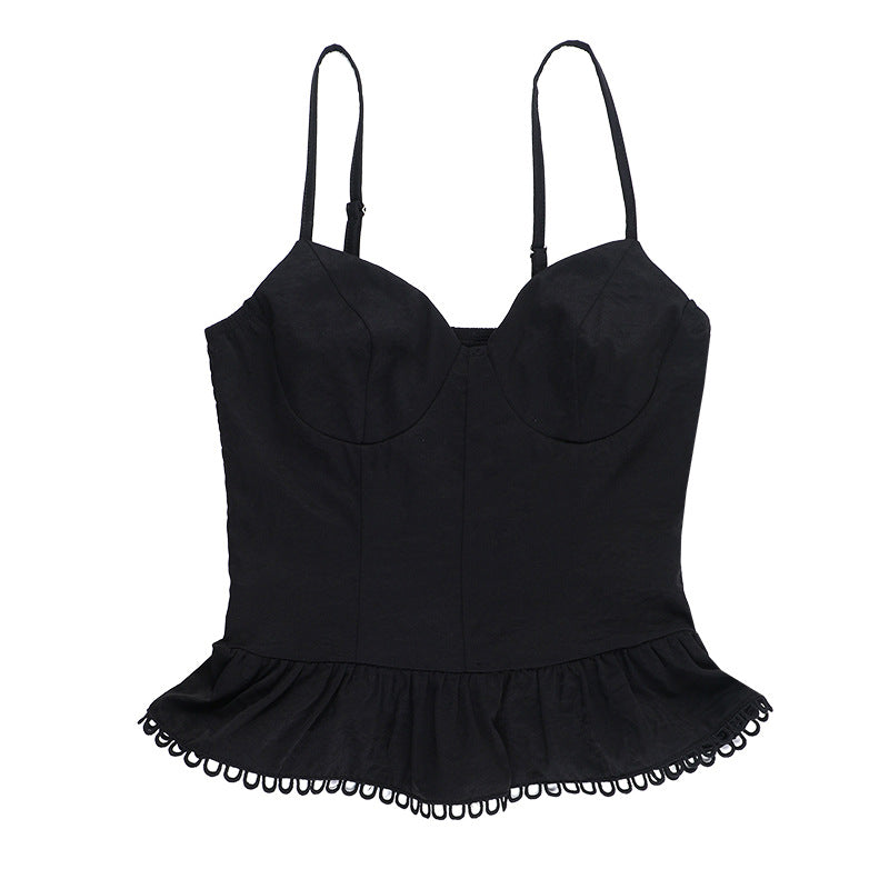 Sexy Waist Strap Top Summer Tube Top Sexy Vest - ALZO