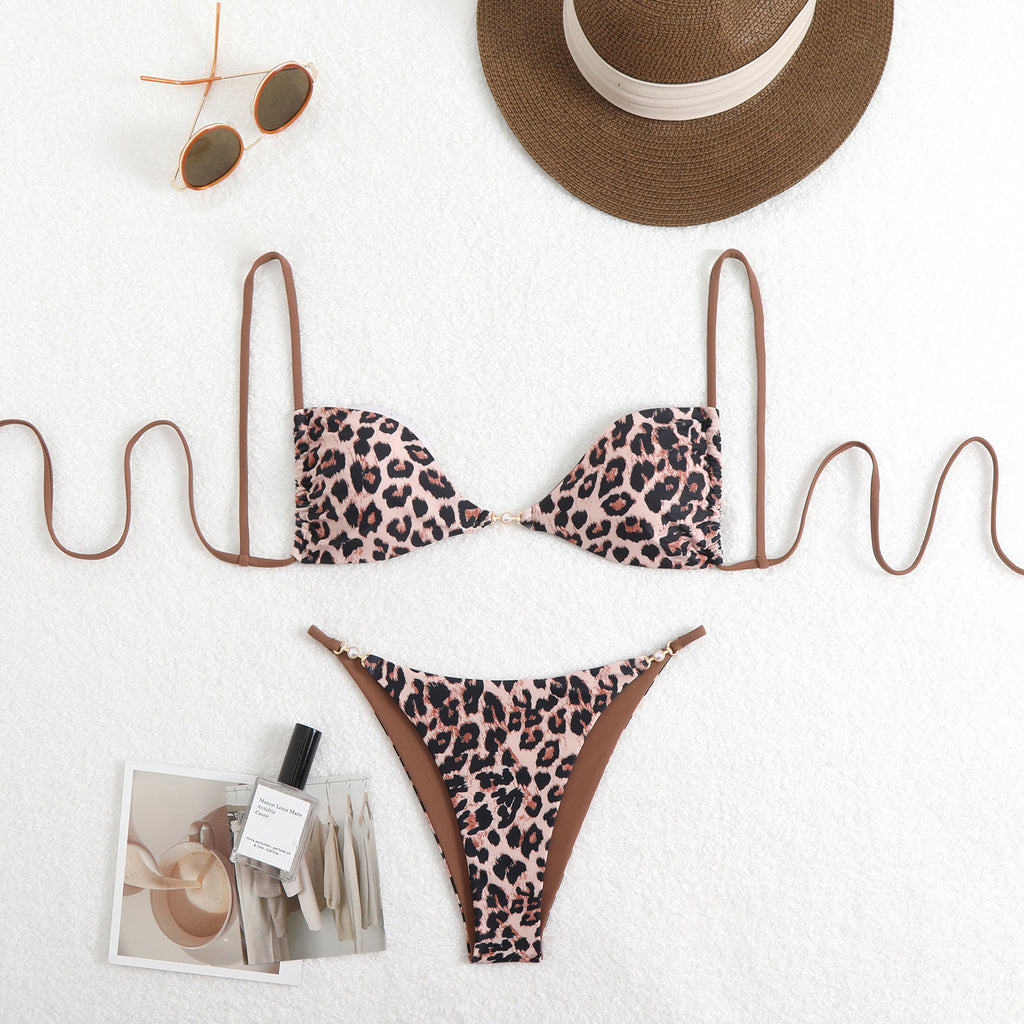 Brown Leopard Print