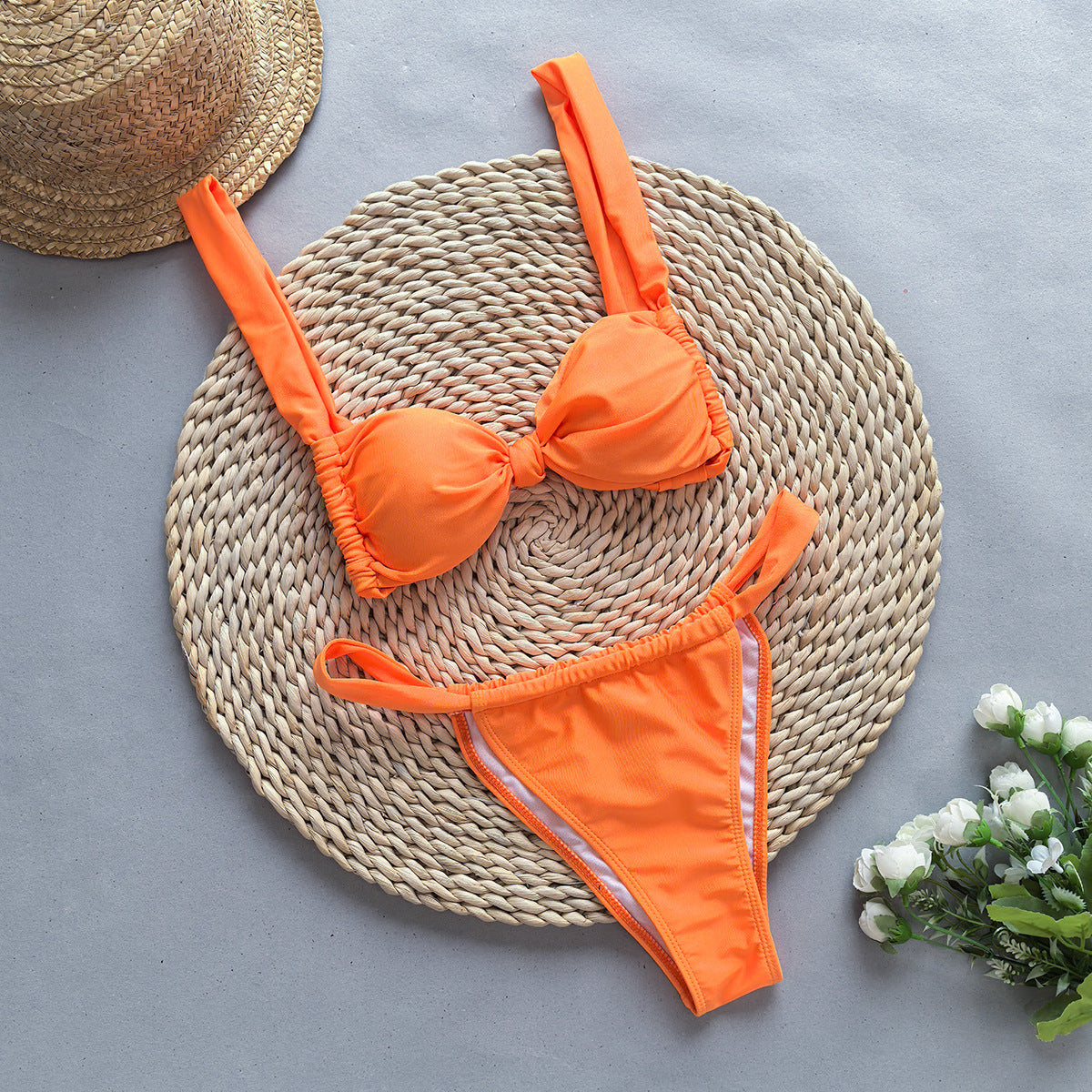 Bikini Sexy Bikini Printed Push up Split Women Swimsuit - ALZO