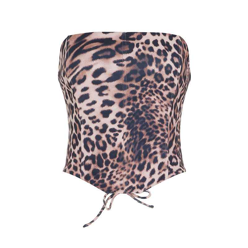 Spring Summer Waist Back Strap off the Neck Cold Shoulder Bodycon Tube Top Women