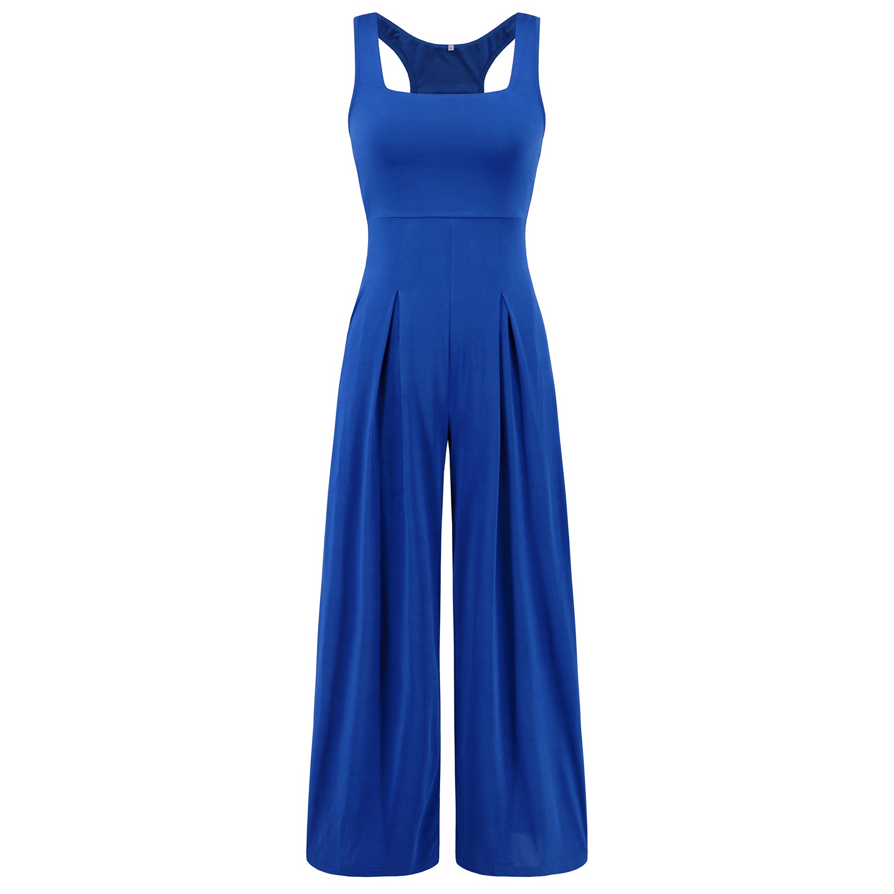 Casual Knitted Sexy Sling Wide Leg Jumpsuit Summer Women Clothing - ALZO