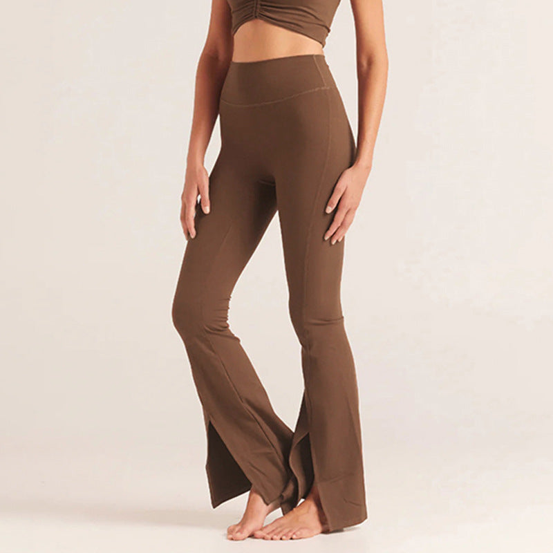 Women Clothing Autumn Winter High Waist Comfort Yoga Fitness Training Casual Trousers - ALZO