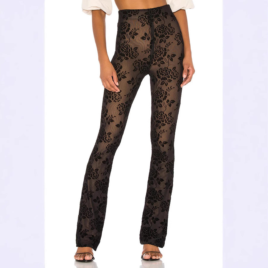 Autumn Winter with Lining Tight High Waist Trousers Casual Party Women Wear Trousers - ALZO