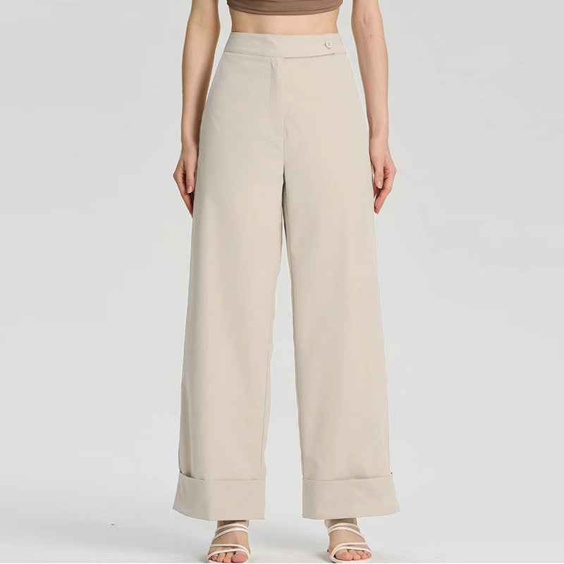 Trendy Wide Leg Pants for Women High Waist Work Pant Casual Pants for Women