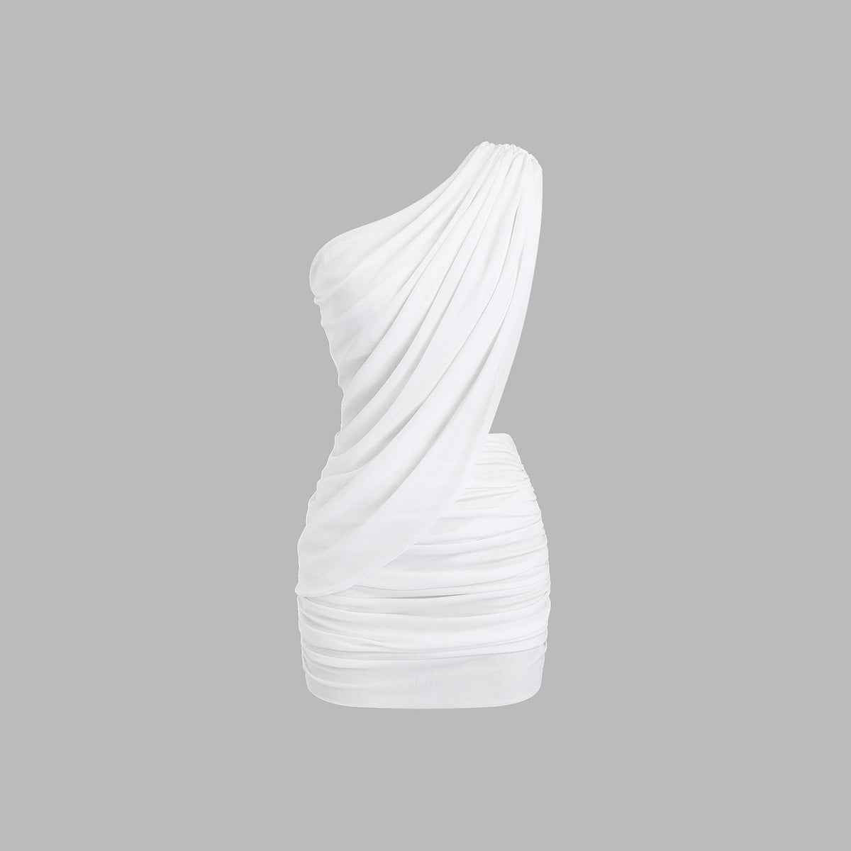 Women Clothing Sexy Dress Top Skirt Set Party Oblique Shoulder Dress Two Piece Set