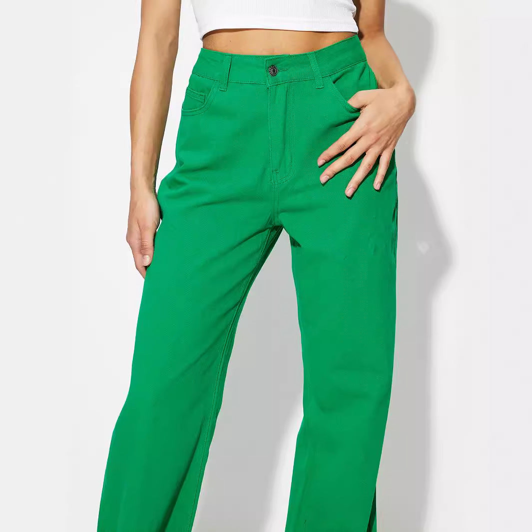 Women All Match Trendy Casual Jeans - ALZO
