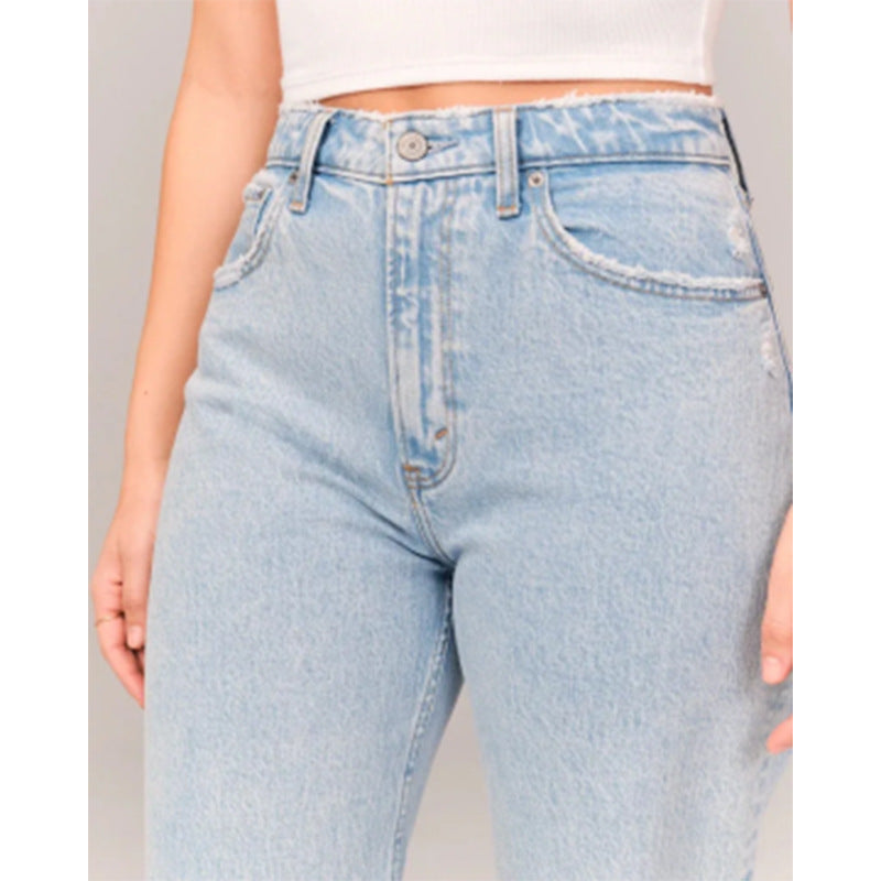 Ladies Jeans Draping Low Waist Slimming Women Jeans Trousers Women - ALZO