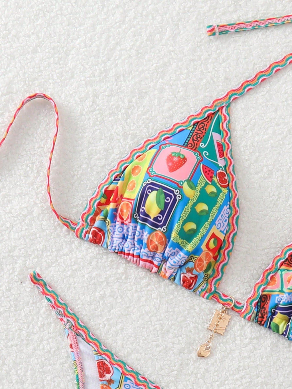 Printed Split Swimsuit Women Sexy Split Swimsuit Summer Beach Bikini Set - ALZO