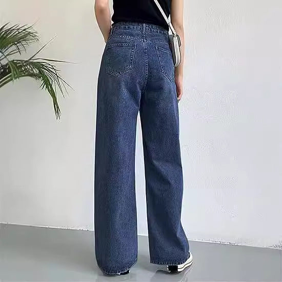 Slimming High Waist Non Stretch Jeans for Women - ALZO