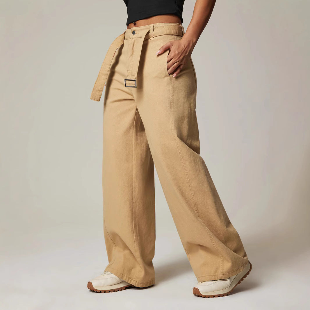 Khaki Lengthened Trousers