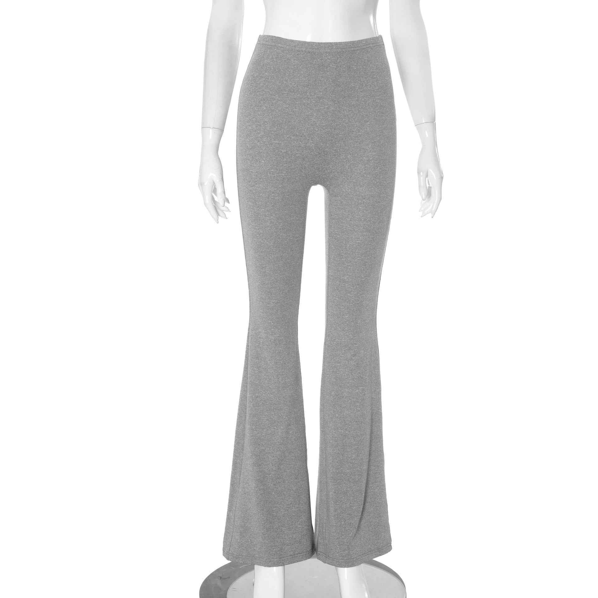 Autumn Women Fashionable Sexy Fitted Boot Cut Casual Trousers