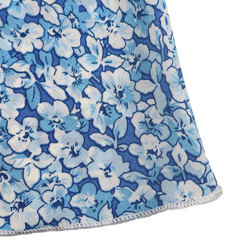 Summer Women Smocking Slim Floral Short Skirt - ALZO